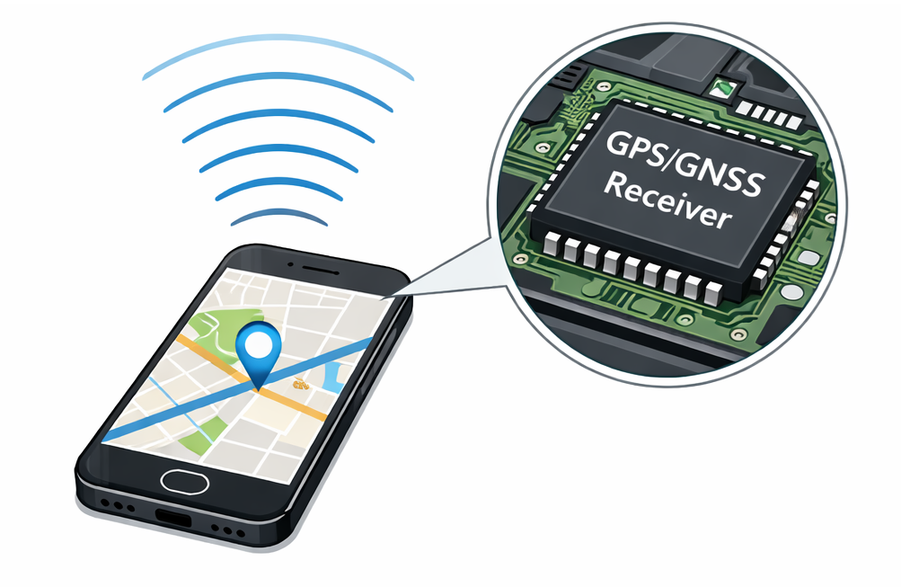 GPS/GNSS Receiver Chip in Smartphone